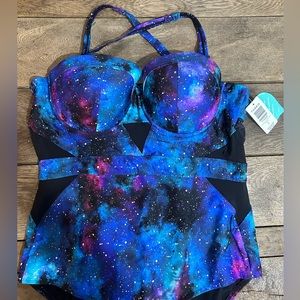 *Torrid Vixen Galaxy Swim Suit*